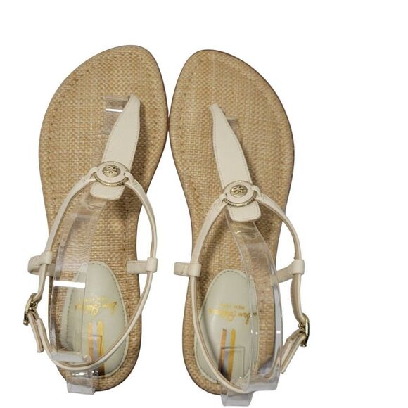 Sam Edelman Sandals Womens Size 8 M Gigi Signet Ankle Strap Modern Ivory NWOB - Picture 14 of 15